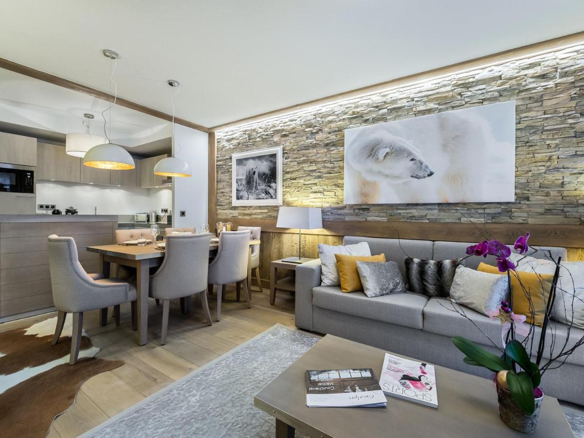 Appartement Neuf Centre Courchevel Village, Proche Commerces Et Pistes, Parking Et Fitness Inclus - Fr-1-562-33 Bagian luar foto